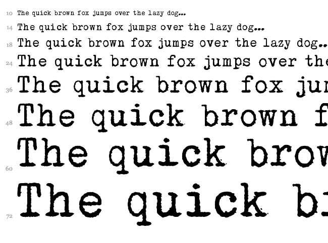 Hollywood Starfire font waterfall
